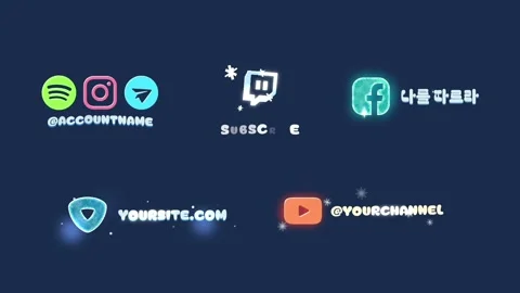 Christmas Social Media Lower Thirds Stop Motion | After Effects Stock After Effects