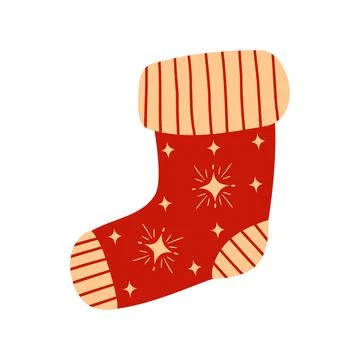 Christmas sock Stock Illustration
