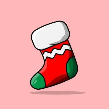 Christmas Sock Stock Illustration