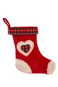 Christmas sock isolated Foto stock