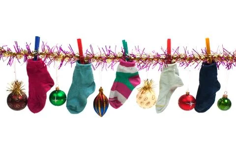 Christmas sock 스톡 사진