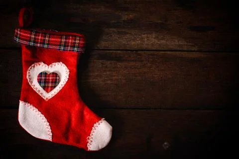 Christmas sock Stock Photos