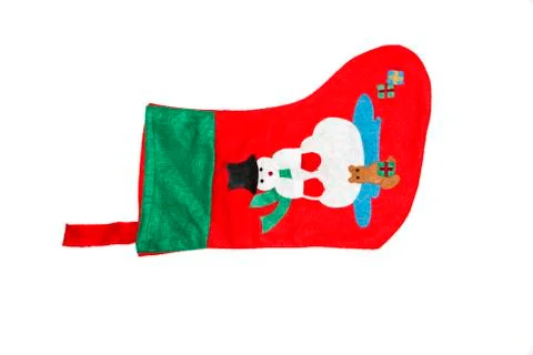 Christmas sock Stock Photos