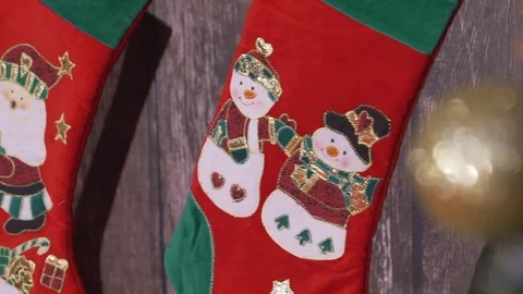 Christmas Socks Stock Footage 115026844