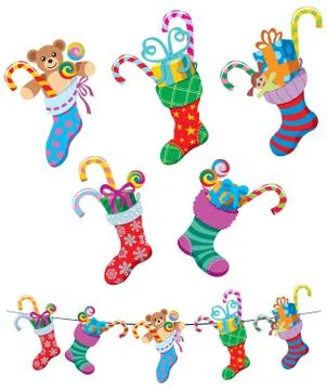 Christmas Socks イラスト素材