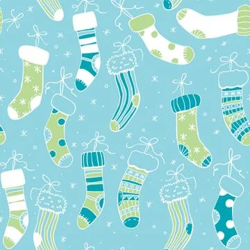 Christmas socks Stock Illustration