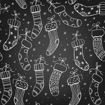Christmas socks Stock Illustration