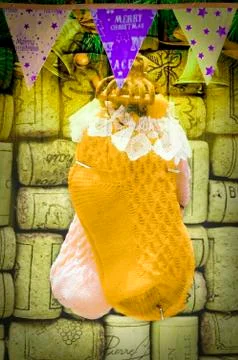 Christmas socks Stock Photos