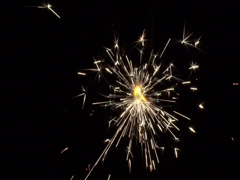 Christmas Spark Light Stock Footage 82906261