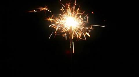 Christmas sparkler Video stock 35571198