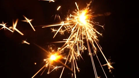 Christmas sparklers 스톡 동영상 100850898