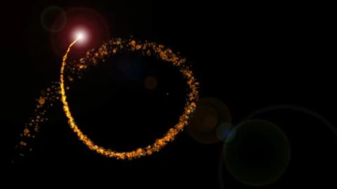 Christmas Sparkling Particle Elements  Perfect for Overlaying on Christmas .. Stock Illustration