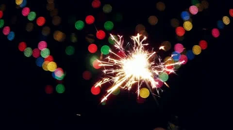 Christmas sparks 库存影片 12551770