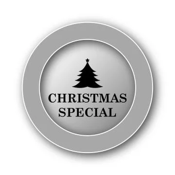 Christmas special icon. Internet button on white background.. Stock Illustration