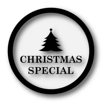 Christmas special icon. Internet button on white background.. Stock Illustration
