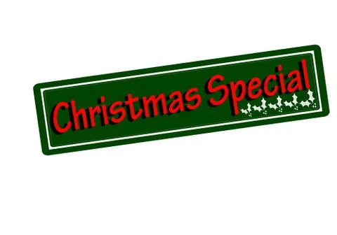 Christmas special Illustrazione stock