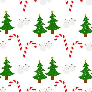 Christmas special seamless pattern free version 2 Stock Illustration