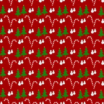 Christmas special seamless pattern Stock Illustration