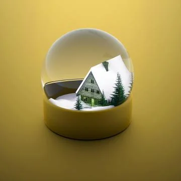 Christmas sphere Stock Illustration