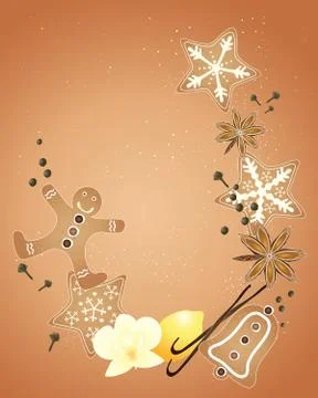 Christmas spices Stock Illustration
