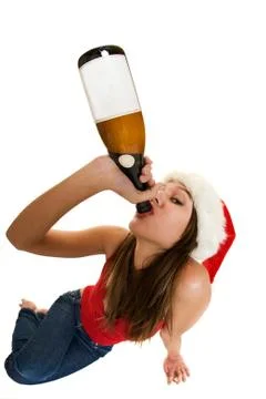 Christmas spirits Stock Photos