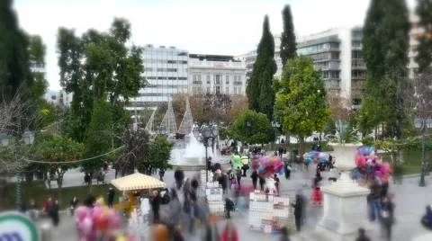 Christmas square  time lapse Stock Footage 45430703