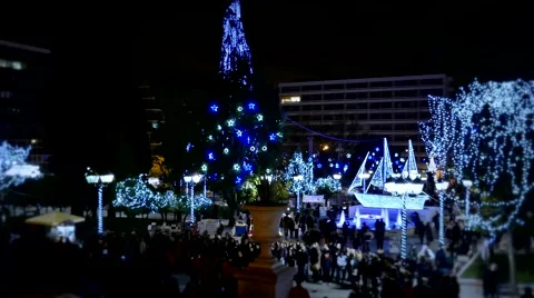 Christmas square  time lapse Stock Footage 45475946