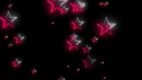 Christmas star animation. Falling object down from top on black background.  Stock Footage 246681556