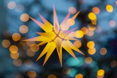 Christmas star background. Stock Photos