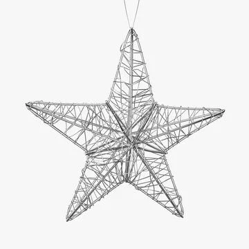 Christmas Star Decoration 3D Model