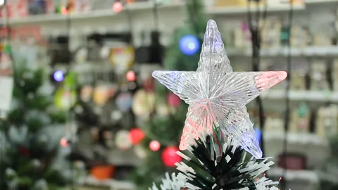 Christmas star Stock Footage 148471077