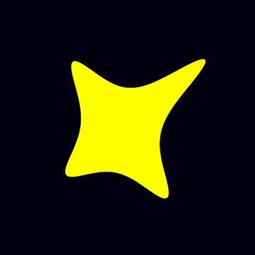 Christmas Star Icon. Night Light on Black. Abstract Isolated Sign. Symbol. 스톡 일러스트