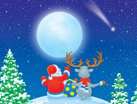 Christmas star Stock Illustration