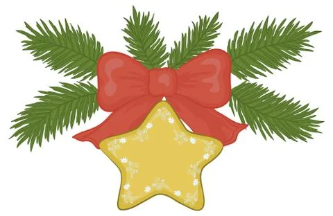 Christmas star Stock Illustration