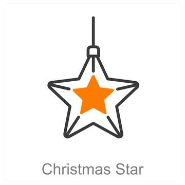 Christmas Star Stock Illustration