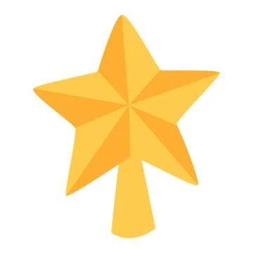 Christmas star tree symbol vector Stock Illustration