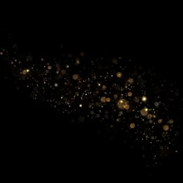 Christmas stardust trail effect. EPS 10 Stock Illustration