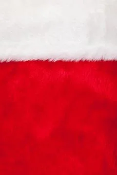 Christmas stocking as background Stock Photos