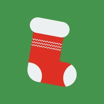 Christmas Stocking icon Stock Illustration