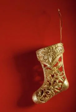 Christmas stocking Stock Photos