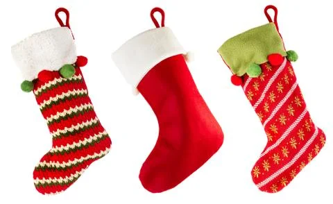 Christmas stocking Stock Photos