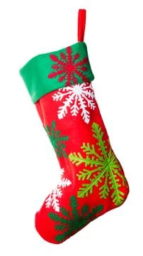 Christmas stocking Stock Photos