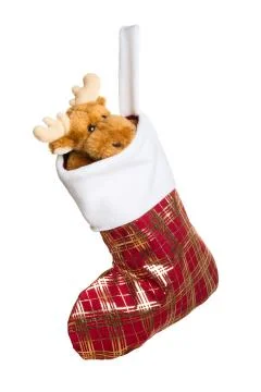 Christmas stocking Stock Photos