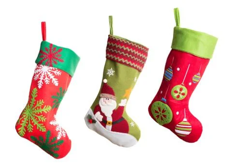Christmas stocking Stock Photos
