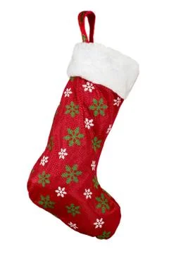Christmas stocking Stock Photos