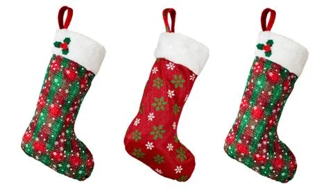 Christmas stocking Stock Photos