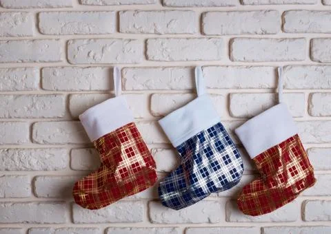 Christmas stocking Stock Photos