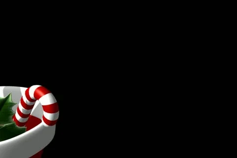 Christmas Stocking Transition Stock Footage 10870558