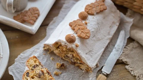 Christmas Stollen Stockbeeldmateriaal 119759098