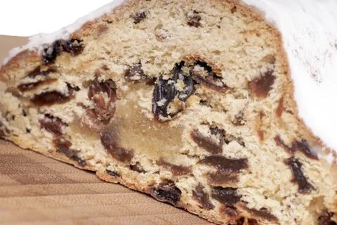 Christmas stollen Stock Photos